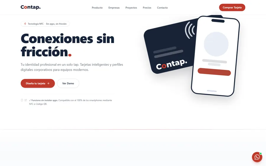 Sitio web de Contap